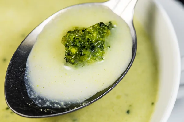 Broccoli crema zuppa — Foto Stock