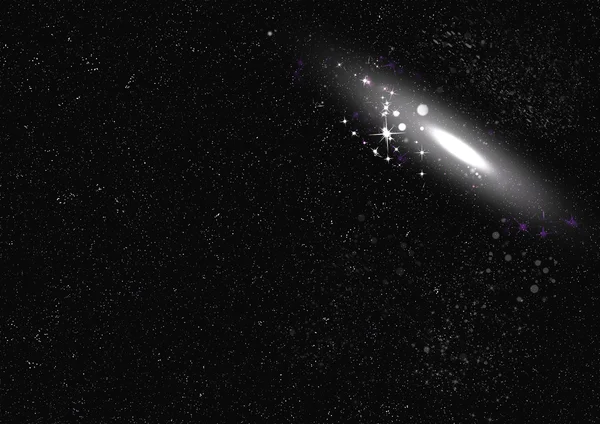 Galaxie v Andromedě — Stock fotografie