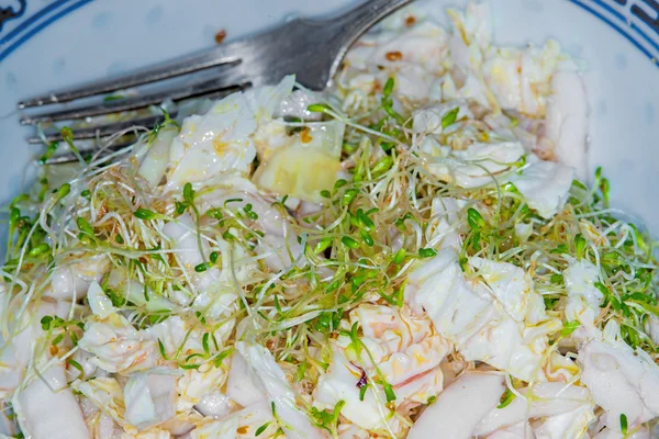Salad with sprouts — Stock Photo, Image