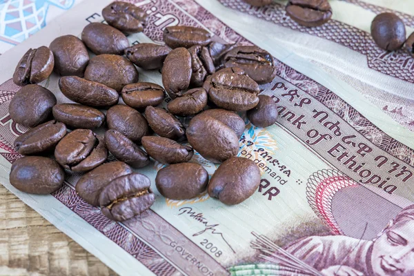 Kaffeebohnen aus Äthiopien — Stockfoto