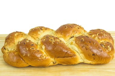 Maya örgülü topuz   