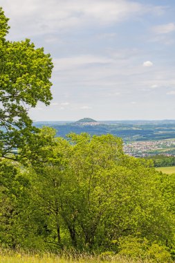 panoramik Alman İmparator hohenstaufen tepe