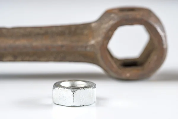 Old German bicycle tool called bone — Stock Photo, Image