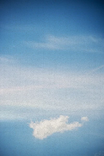Oblohu s mraky a pruhy — Stock fotografie