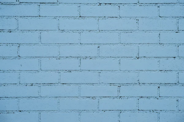 Wall of blue small bricks — Stock Photo, Image