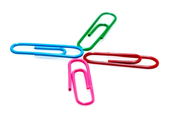 Painted paper-clips — Stock Photo, Image