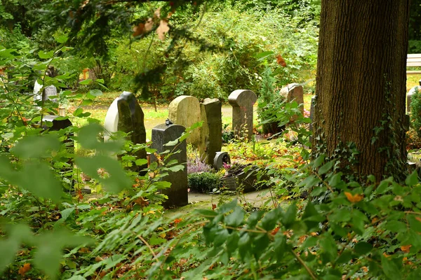 Hřbitov Podzim Německu — Stock fotografie