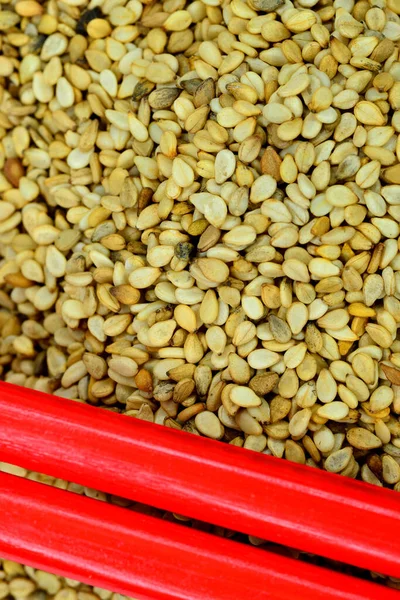 Sesame Seeds Closeup — Stock Photo, Image