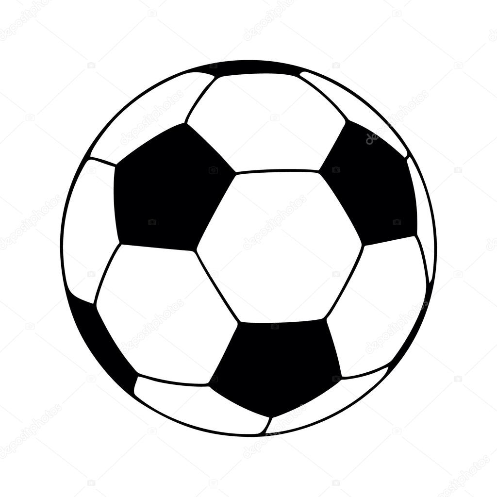 Soccer ball, vector illustration