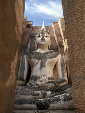 Phra achana wat si içinde chum sukhothai tarihsel parkta, Tayland