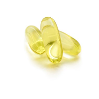 Omega 3 kapsülleri yakın çekim