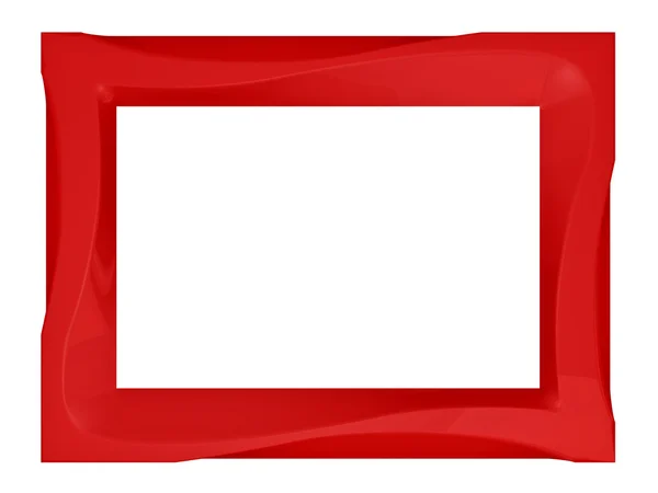 Moldura de foto moderna vermelha. Utilização de materiais cerâmicos — Fotografia de Stock