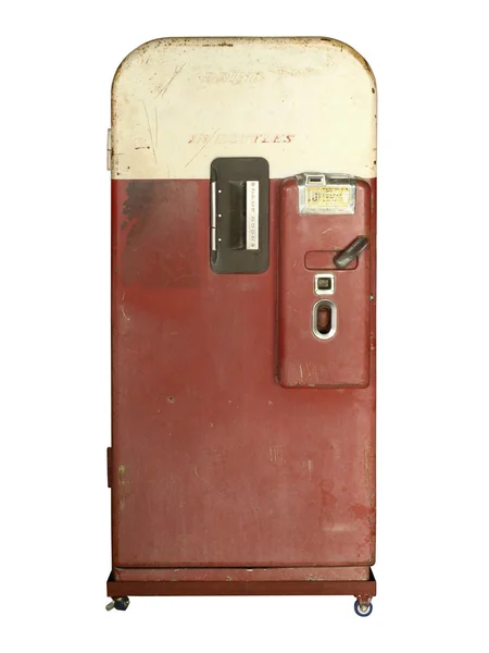 Estilo retro, Quiosques de refrigerantes operados por moedas há 50 anos, com caminho de recorte — Fotografia de Stock