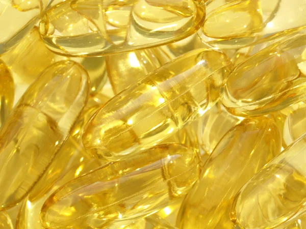 Primo piano di Omega 3 Capsule — Foto Stock