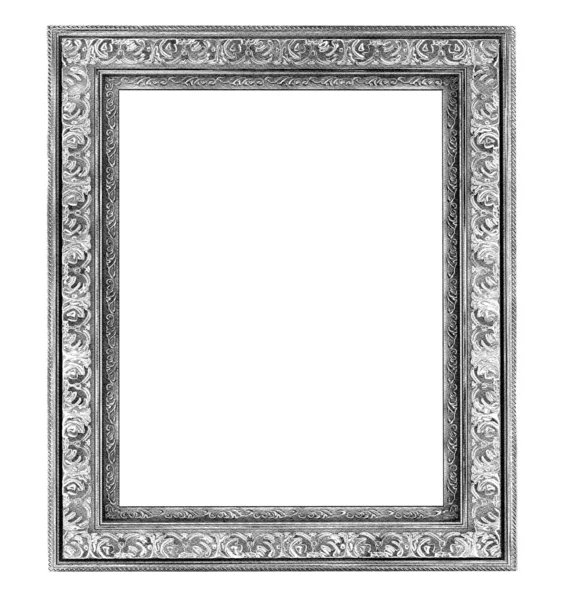 Vintage silver frame, Digital drawing illustration. — Stock Photo, Image