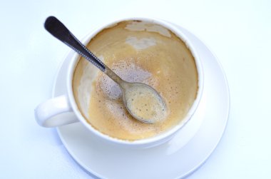 Detayları boş Kahve kupaları.