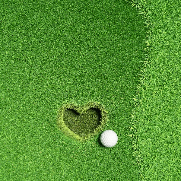 Lovely Golf, Fall in love — Stock Photo, Image