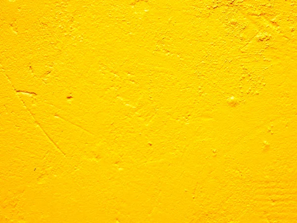 黄色いコンクリートの壁の背景 黄色いペンキの壁 — ストック写真