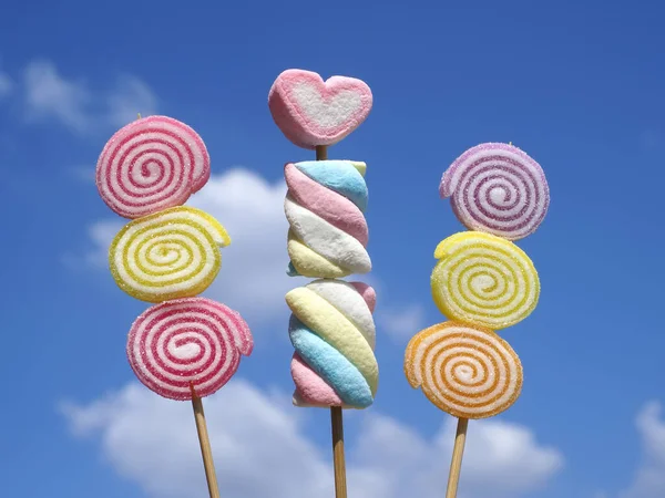 Colorful Sweets Inviting Try — Stockfoto