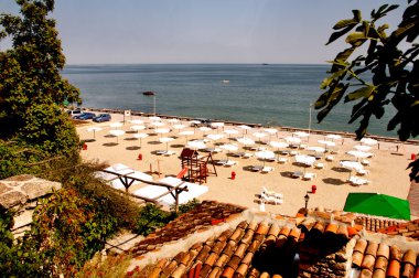 Bulgaristan'da bir balçık Romanyalı Palace Beach View kraliçesi maria.
