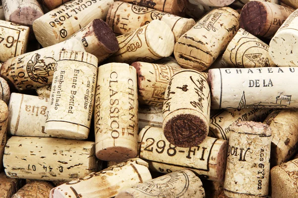 Corks from wine bottles — Stock Photo, Image