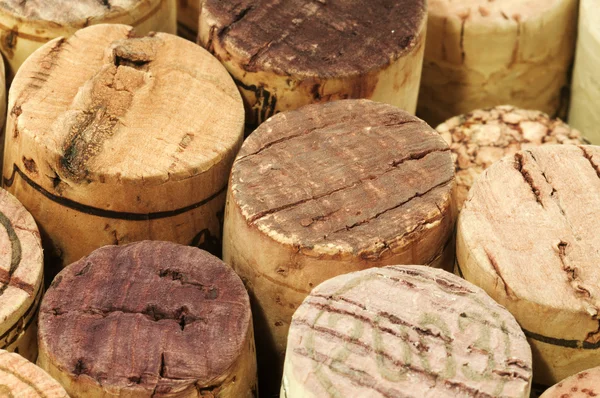 Corks from wine bottles — Stock Photo, Image