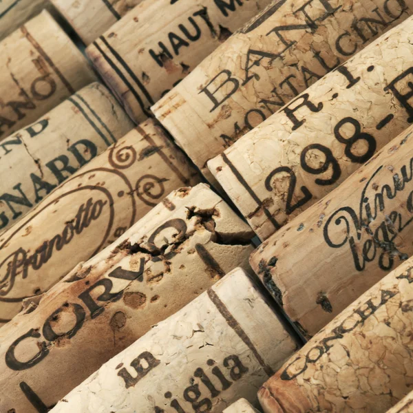 Corks from wine bottles — Stock Photo, Image