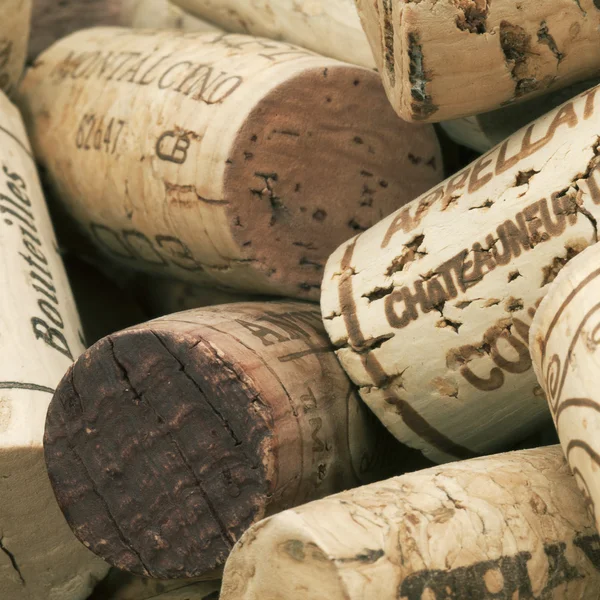 Corks from wine bottles — Stock Photo, Image