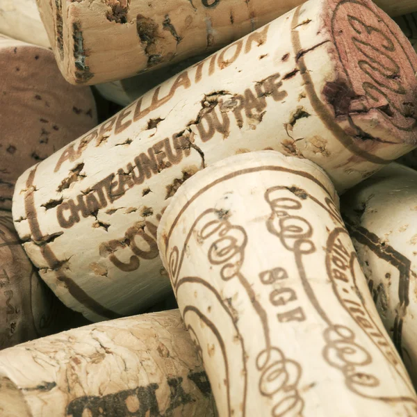 Corks from wine bottles — Stock Photo, Image