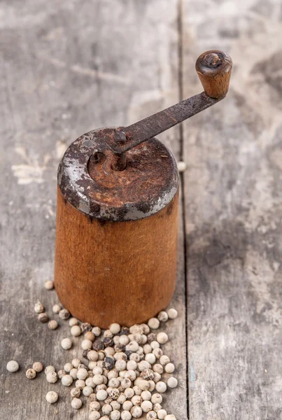 Rusty old pepper mill — Stock Photo, Image