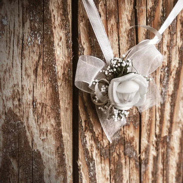 Tablo üzerinde düğün çiçek — Stok fotoğraf