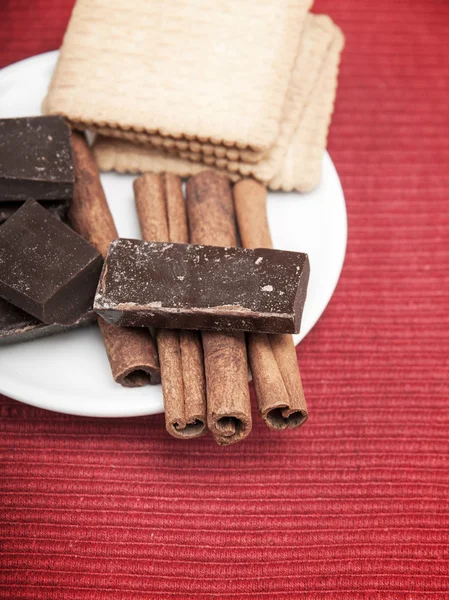 チョコレート シナモンの棒 — ストック写真