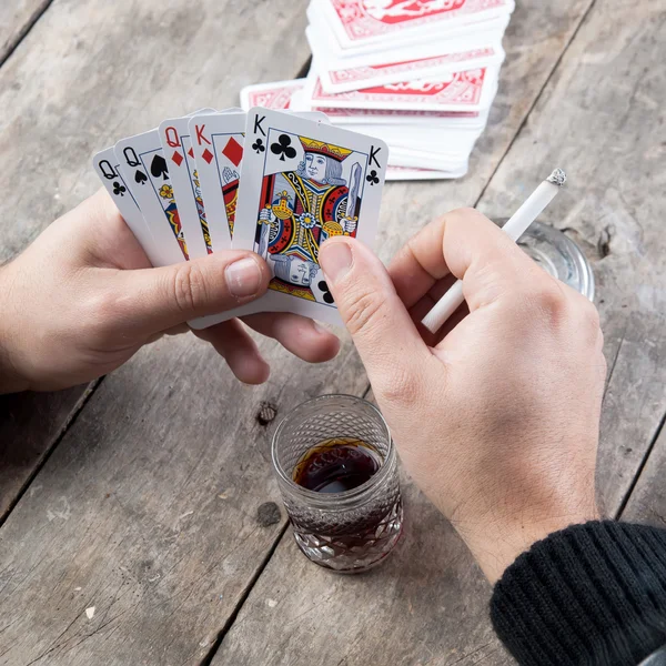 Tarjeta para poker — Foto de Stock