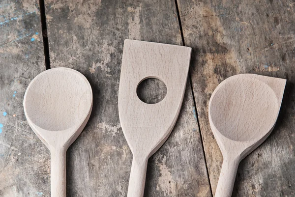 Cucharas de madera —  Fotos de Stock