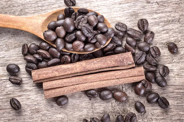 Ingrediënten voor gourmet koffie — Stockfoto