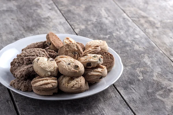 Soubory cookie na desce — Stock fotografie