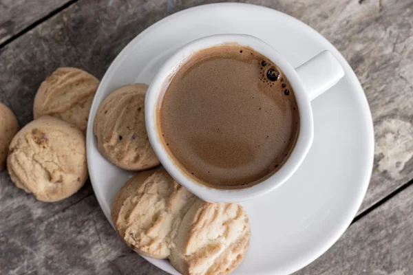 Кава і печиво — стокове фото