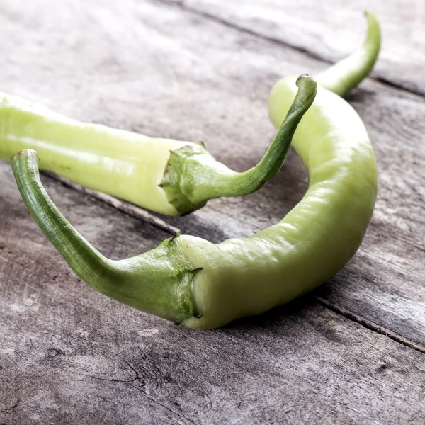 Zielona papryka chili — Zdjęcie stockowe