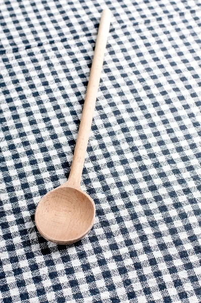 Drewnianą łyżką — Zdjęcie stockowe