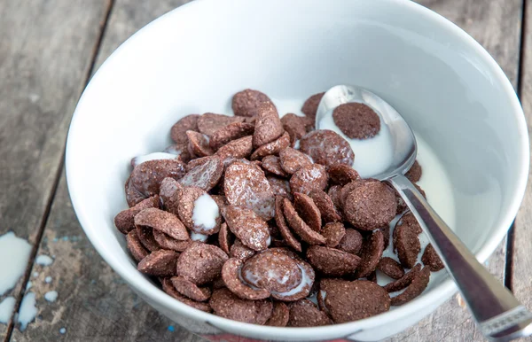 Chocolate cereal — Stock Photo, Image