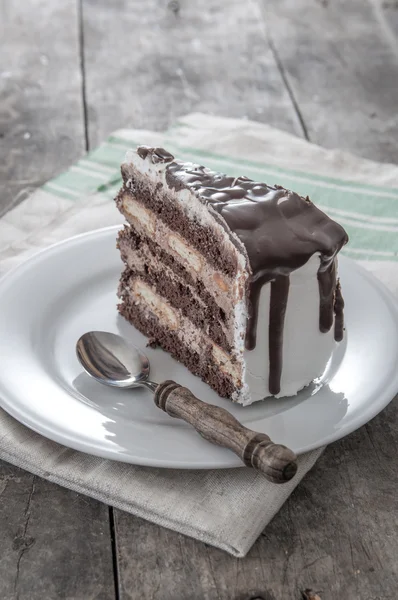 Bolo de chocolate — Fotografia de Stock