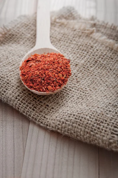 Mletá červená paprika — Stock fotografie