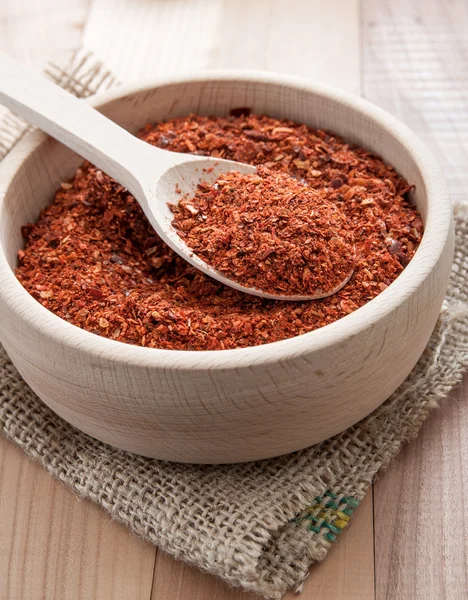 Mletá červená paprika — Stock fotografie