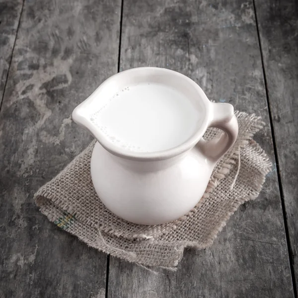 Jug with milk — Stock Photo, Image