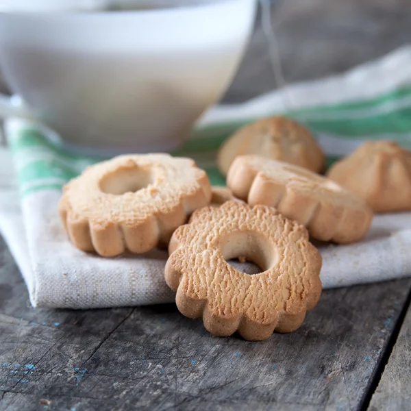 Domácí máslové sušenky — Stock fotografie
