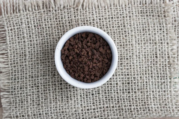 Café instantáneo en un tazón — Foto de Stock