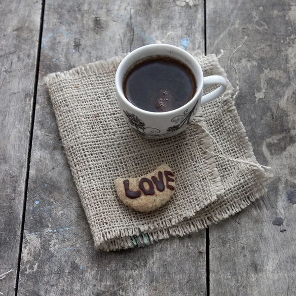 Café com amor — Fotografia de Stock