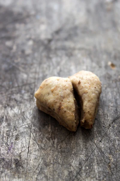 Τα μπισκότα σπασμένα καρδιά — Φωτογραφία Αρχείου