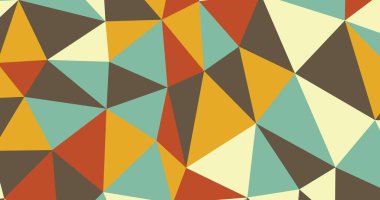 Soyut düşük üçgen arka plan. Renkli üçgenli duvar kağıdı.
