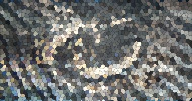 Geometrik gri duvar kağıdı tasarımı. Gri, kahverengi ve siyah renkli soyut poli dokusu.